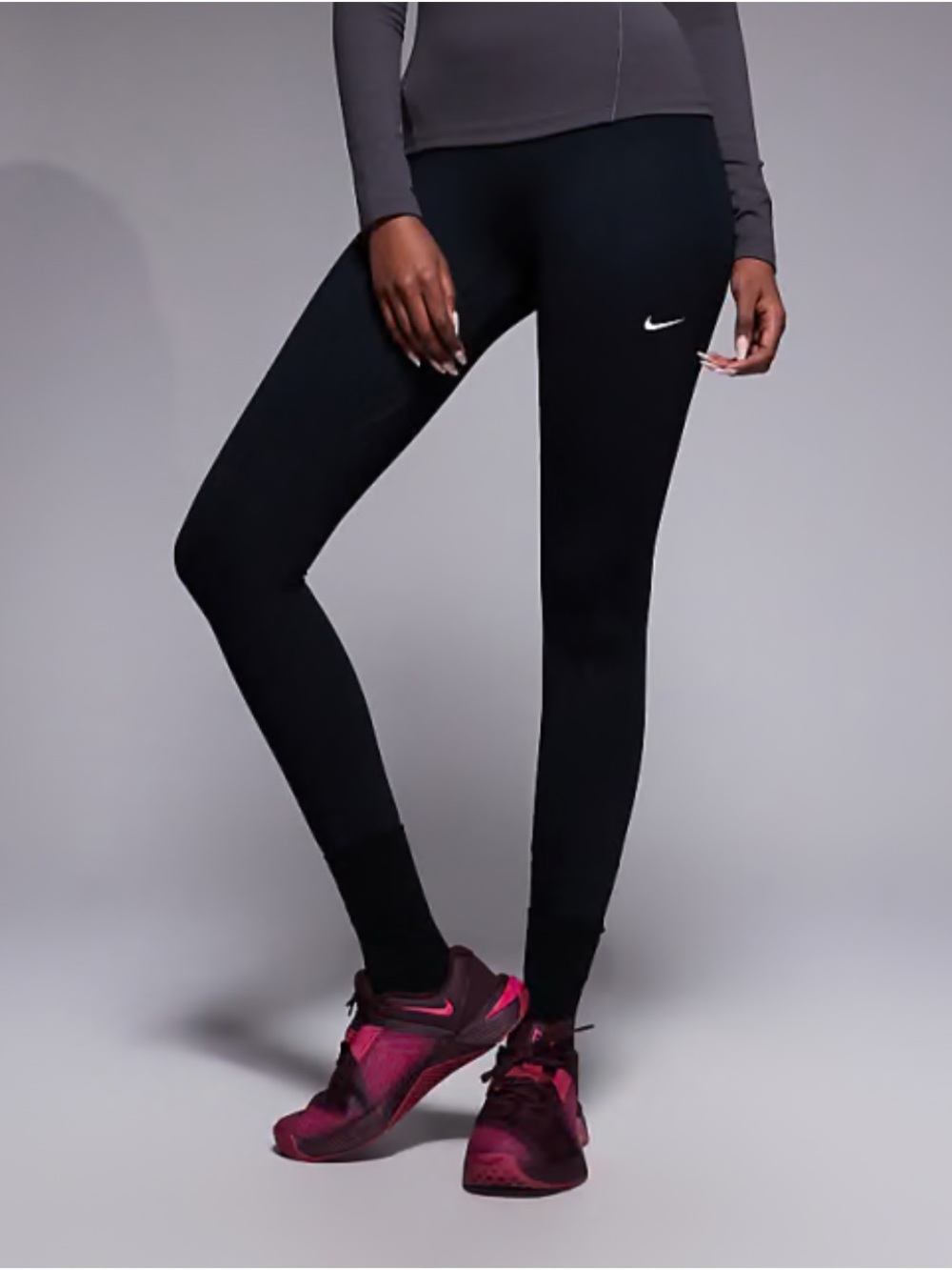 Nike Black Dri-Fit Running Leggings - Small